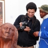 Against the Grain - Gerard Erasmus and Thami Kiti, ISANG14 August 2013 (photo: C.Beyer Copyright Iziko Museums)