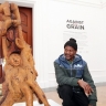 Against the Grain - Shepard Mbanya, ISANG14 August 2013 (photo: C.Beyer Copyright Iziko Museums)