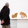 Against the Grain - Viewing Thami Kiti's puppets, ISANG14 August 2013 (photo: C.Beyer Copyright iziko Museums)