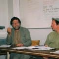 Ari Sitas (guest speaker) & Mario Pissarra, ASAI AGM, 2011