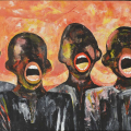 Ichipunda, 2015. Acrylic on canvas. (Image courtesy of the artist).
