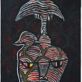Tonse Balilya, 2015. Acrylic and oil pastel on canvas. (Image courtesy of the artist).