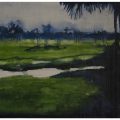 British Guiana Coastal Landscape Still, 2013. Watercolour and pencil on paper, A3. (Image courtesy of the artist).