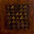 Old Naledi, 1995. Acrylic and charcoal on canvas, 50 x 50 cm. (Image courtesy of the artist)..