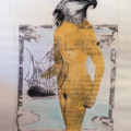 Harpy Woman, 2018. Mixed media, 84.1 x 59.1cm. (Image courtesy of the artist).