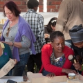 Workshop by Iziko Education Dept & The Cape Gallery . (2013) Photographs by Hassner Pepler. (courtesy Iziko Museums)