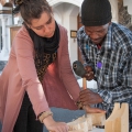 Workshop by Iziko Education Dept & The Cape Gallery . (2013) Photographs by Hassner Pepler. (courtesy Iziko Museums)