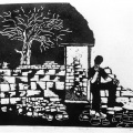 From here…Where to?, 1982.  Linocut print (Source:  Durban Art Gallery)