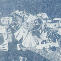 Removals. Linocut print (Source: Manaka, M. Echoes of African Art)