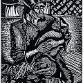 Vuyisani Mgijima. Waiting Women, 1989. Linocut