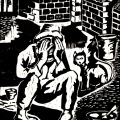 Tshidi Eunice Sefako. Untitled. Linocut, 37.9 x 30 cm