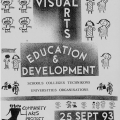 CAP Invite - Discussion Forums - Visual Arts , Education and Development, September 1993. (Source: UCT Humanitec Digital Collections)