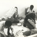 Childrens' art workshop. c. 1985-87. Boschendal, Franschhoek.