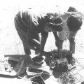 Childrens' art workshop. c. 1985-87. Boschendal, Paarl. (Photo: L Davis)
