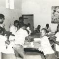 Childrens' art workshop. c. 1985-87. Boschendal, Paarl. (Photo: L Davis)