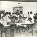 Childrens' art workshop. c. 1985-87. Boschendal, Paarl. (Photo: L Davis)