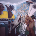 Mural, 1987. Community House, Salt River 