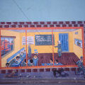 Mural, 1995. Facilitator: Mary Visser. Primary School, Woodstock (Photo: M Pissarra)