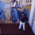 Billy Mandini and Sophie Peters. Mural. Community Art Project