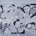 CAP Poster (Trish de Villiers), AIDS Education Poster
