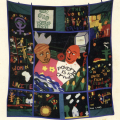 Applique, Artist unknown, untitled media project, n.d. Applique textile.