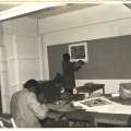 Tyrone Apollis, Bongani Shange, Lionel Davis and Mphati Gocini, 1978. CAP print making studio