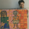 CAP visual art workshop students, 1988. CAP, Chapel Street, Woodstock
