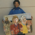 CAP visual art workshop students, 1988. CAP, Chapel Street, Woodstock