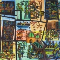 Periphery 2013. Mixed Media on paper. (Source: Galeria 111)