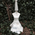 Cone Head Torso, 2019. Cement. (Image courtesy of the artist)