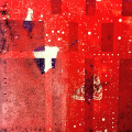 Fundamental Rationalism, 2019. Overlay monotype on Fabriano paper, 52  x 36 cm. (Image courtesy of the artist)