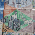 Detail from South African Bill of Rights Mural, 1997. Durban, South Africa. (Photo: Lee Bob Black, 2010)