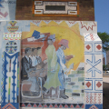 Detail from South African Bill of Rights Mural, 1997. Durban, South Africa. (Photo: Lee Bob Black, 2010)