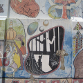 Detail from South African Bill of Rights Mural, 1997. Durban, South Africa. (Photo: Lee Bob Black, 2010)