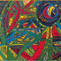 Mario Pissarra, Night and Day, 2025. Linocut print on paper, 35 x 50 cm, edition of 4.