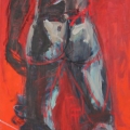 Trickle Down, 2012. Acrylic on canvas, 205 x 90 cm. (Image courtesy of the artist)