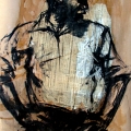 Untitled, 2005. Charcoal and paint on paper, 102 x 60.5 cm (Image courtesy of the artist)