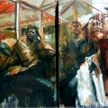 Watching, 2010. Oil on canvas. (Image courtesy of the artist).