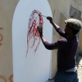 Arches in the Sun, 2011. Group initiative at the Woodstock Community Learning Centre.