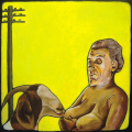 The Masturbator, 2003. Acrylic on board, 120 x 120 cm (Image courtesy of the artist)