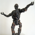 Blackwater Joe, 2014. Various plastics, epoxy resin, steel, soot, 19- 26 cm. (Image courtesy of the artist).