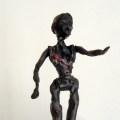 Rwanda Barbie, 2014. Various plastics, epoxy resin, steel, soot, 19- 26 cm. (Image courtesy of the artist).
