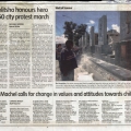 'Khayelitsha honours hero of 1960 city protest march'. Cape Argus, 21 March 2005.
