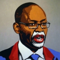 Coloured by the Other, 2012. Donovan Ward. Acrylic on canvas, 105 x 105 cm. (Image courtesy of the artist).