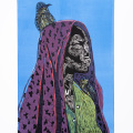 Hlobile Dube, Isiphiwo Sami Isiphowo Sakho, 2026. Relief print on paper