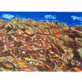 Nomsa Ngidi, In The Valley, 2026. Relief print on paper