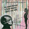 What Must Be Done?, 2009. Newspapers, silkscreen and hand colouring, 30 x 30 cm. (Image courtesy of the artist).
