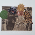 Untitled, 2020. Magazine cut outs glued on Archival Cotton Rag Rives BFK paper, 50 x 66 cm. (Image courtesy of the artist).