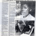 Southside Article - "Sefako kicked out of school, now Tshide (sic) teaches art," written by Patricia Mahlangu, Southside newspaper.