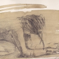 Multum in Parvo II. Graphite and ink on archival paper. 27.5 x 56.5 cm. (Image courtesy of the artist).